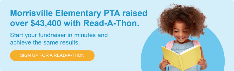 Sign up for a free Read-A-Thon fundraiser to launch your next successful school PTA fundraiser and meet your fundraising goals.